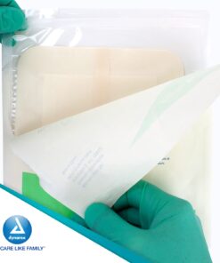 Dynarex 3036 DynaGuard Waterproof Dressing, Sterile, Four-Layer Composite Dressing, 6" x 6", Pack of 10 10 Count/6 X 6 Inch 1 15 61XLYYcU51L