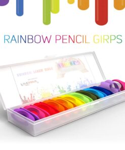 Firesara Pencil Grips, Ergonomic Rainbow Pencil Grips for Kids Handwriting, Pencil Grip Posture Correction Training Writing Aids Claw for Adults Preschoolers Students Special Needs(12Pcs) 20 61XLlpiNivL