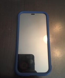 Miracase Glass Case for iPhone 12/ iPhone 12 Pro 6.1 inch (2020), Full-Body Clear Bumper Case with Built-in 9H Tempered Glass Screen Protector for iPhone 12/ iPhone 12 Pro,Dark Blue Dark Blue iPhone 12/12 Pro 6.1'' 39 61XLrscXr9L