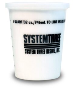 System Three White Glass Microspheres, 1 Quart Tub 1 quarts
