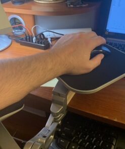 Ergoguys Arm-Stand Computer Armrest (eg-ergoarm), Silver, 12.1 X 8.8 X 5.6 Inches 28 61XMwevK0gL