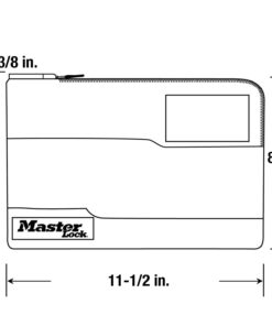 Master Lock Money Bag for Cash, with Key Lock, 11-1/2 in. Long Locking Bag, 7120D 1 Pack 19 61XN0Fs1 jL