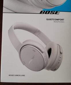 NEW Bose QuietComfort Wireless Noise Cancelling Headphones, Bluetooth Over Ear Headphones with Up To 24 Hours of Battery Life, White Smoke 34 61XNI7W pyL