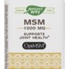 Nature's Way Premium Quality MSM 1000 mg Pure OptiMSM 200 Count 200 Count (Pack of 1) 16 61XRH7J2g L