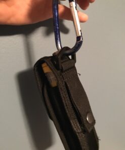 2-Pack Flashlight Pouch Holster Holder for 5"-6.5" Flash Light Compatible with Fenix UC30 UC35 E35 Surefire G2X 6P 6PX E2L 501B 502B Streamlight ProTac XTAR TZ20 (2 Flashlight Holster) 42 61XRcfy7NzL