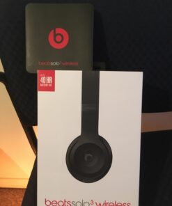 Beats Solo3 Wireless On-Ear Headphones - Apple W1 Headphone Chip, Class 1 Bluetooth, 40 Hours of Listening Time - Matte Black (Previous Model) 36 61XTRAfDPrL