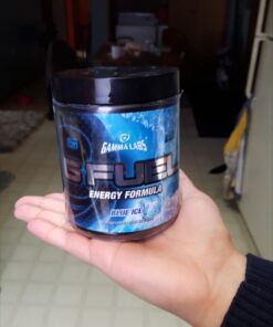 GAMMA LABS G Fuel Blue Ice Energy Powder, Sugar Free, Clean Caffeine Focus Supplement, Blue Raspberry Flavor, Focus Amino, Vitamin + Antioxidants Blend - 9.8 oz (40 Servings) 33 61XTgfnEXaL