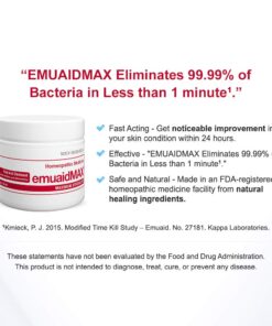 emuaid EMUAIDMAX Ointment 2oz - Eczema Cream. Maximum Strength Treatment. Use Max Strength for Athletes Foot, Psoriasis, Jock Itch, Anti Itch, Rash and Skin Yeast Infection. Standard Packaging 27 61XTs6OXi L