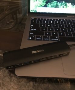 USB C Hub 4K 60Hz, Dockteck 7-in-1 USB C PD Ethernet Hub Dongle with 4K 60Hz HDMI, 1Gbps Ethernet, 100W PD, 2 USB 3.0, SD/Micro SD for MacBook Air/Pro M1 2020, iPad Pro 2021, iPad Mini 6 and More 39 61XTw6de7WL