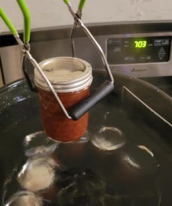 Canning Pot with Rack and full Set + ½ Pint ladle Measuring Cups - Supplies Kit for Beginner, Food Grade Stainless Steel Accessories Starter Canning Kit with Pot and Rack 17 61XUFR4ePIL