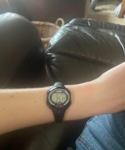 Timex Women's Ironman Essential 34mm Watch Black/Purple 22 61XUOFqgGL