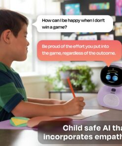MIKO Mini: AI Robot for Kids | Fosters STEM Learning & Education | Packed with Games, Dance, Singing | Child-Safe Conversational Learning | Best Christmas Gift for Boys & Girls 5-12 Purple 25 61XXuvMtSLL