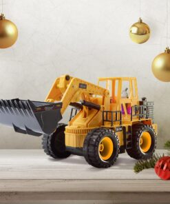Top Race (TR-113 5 Channel Full Functional Remote Control Tractor Toy Front Loader | 14 x 6 x 8 inch Electric RC Remote Control Construction Toy Tractors with Lights & Sounds 12 61XYNNpKB8L 1