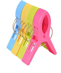Alternative view of Ilyever 16 Pack Fashion Color Beach Towel Clips for Beach Chair or Pool Loungers on Your Cruise-Jumbo Size-Keep Your Towel from Blowing Away,Clothes Lines