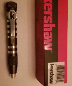 Kershaw TX-Tool (TXTOOL); 4.8 in. Single-Position Multifunction Magnetic Bit Driver; Includes T-6, T-8, T-10, 2 Phillips and Slotted Screwdriver Bit; 1.1 oz., Black 41 61XZehJkEhL