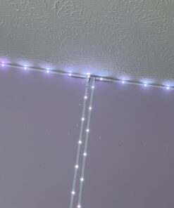 DAYBETTER Led Strip Lights 130ft Color Changing Lights Strip for Bedroom, Desk, Home Decoration, with Remote and 24V Power Supply 29 61XZpNB4RUL