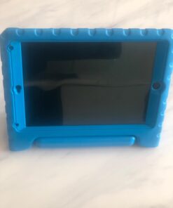 HDE Case for iPad 9.7-inch 2018 / 2017 Kids Shockproof Bumper Hard Cover Handle Stand with Built in Screen Protector for New Apple Education iPad 9.7 Inch (6th Gen) / 5th Generation iPad 9.7 - Blue 28 61Xa3YoRt8L