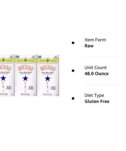 Mochiko Sweet Rice Flour (Pack of 3) 1 Pound (Pack of 3) 23 61XaD3rG1DL