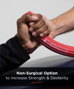 THERABAND FlexBar, Tennis Elbow Therapy Bar, Relieve Tendonitis Pain & Improve Grip Strength, Resistance Bar for Golfers Elbow & Tendinitis, Red, Light, Beginner Original Red - Light 16 61XaFiogUML 1