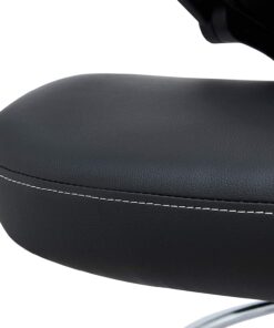 Modway Attainment Vinyl Drafting Chair - Drafting Stool With Flip-Up Arm in Black 39 61XaaSnpcHL