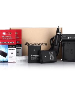 Powerextra EN-EL14 EN-EL14a 2 x Battery & Car Charger Compatible with Nikon D3100 D3200 D3300 D3400 D3500 D5100 D5200 D5300 D5500 D5600 P7000 P7100 P7200 P7700 P7800 DSLR Cameras 28 61XbgEZJrXL