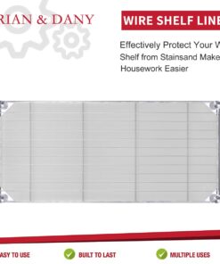 BRIAN & DANY Wire Shelf Liners Set of 5 (Industrial Strength) (14-Inch-by-36-Inch) 15 61XcEv1nt2L
