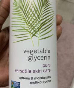 NOW Solutions, Vegetable Glycerin, 100% Pure, Versatile Skin Care, Softening and Moisturizing, 16-Ounce 16 Fl Oz (Pack of 1) Standard Packaging 24 61XcHqL9mJL