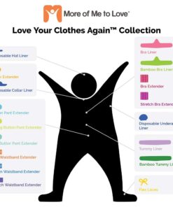 Antibacterial Bamboo & Cotton Bra Liner (9-pk) No irritation, rash guard Medium Black, White, Beige 15 61XcsCUGFiL