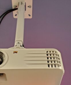 suptek White Projector Ceiling Mount Bracket Fits Flat or Sloped Ceiling Height Adjustable with Extendable Length for LCD/DLP Projectors (PR05) 41 61XdbKDuc5L