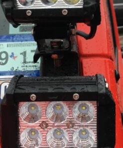 Dual A-Pillar Light Brackets - ALAVENTE Dual Lower Windshield LED Work Light Mounts Kit For 2007-2018 Jeep Wrangler JK/JKU (Pair, Black) Lower Windshield Dual Brackets 36 61XeLKIdpKL