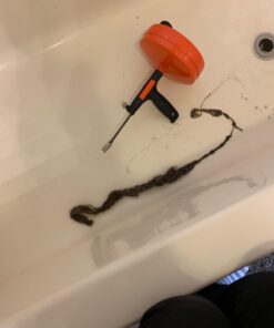 General Pipe Cleaners R-25SM Spin Thru Drain Auger with 1/4-Inch by 25-Feet Cable (P-25SM) 51 61XfXk yicL