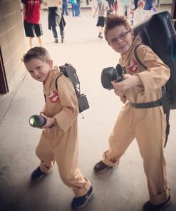 Ghostbuster Deluxe Child's Costume with Blow Up Proton Pack, Medium 20 61XiH5zwDL