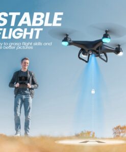 Holy Stone HS110D FPV RC Drone with 1080P HD Camera Live Video 120°Wide-Angle WiFi Quadcopter with Gravity Sensor, Voice & Gesture Control, Altitude Hold, Headless Mode, 3D Flip RTF 2 Batteries 45 61XjXavuB8L