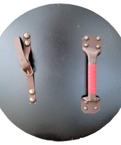 Alternative view of Swordsaxe Hand Crafted Round Wooden Viking Shield with Celtic Symbols Runes