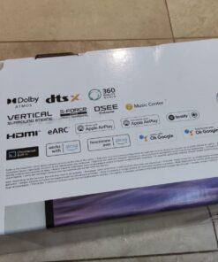 Sony HT-A3000 3.1ch Dolby Atmos Soundbar Surround Sound Home Theater with DTS:X and 360 Spatial Sound Mapping, works with Google Assistant Sound bar only 65 61Xk4Hj0VKL