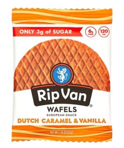 Alternative view of Rip Van WAFELS Dutch Caramel & Vanilla Stroopwafels, Healthy Non GMO, Low Calorie / Sugar Office Snacks, Keto Friendly, (3g), 12 Count (Packaging May Vary) 1.16 Ounce (Pack of 12)
