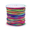 Dreamtop 1mm 100 Meters Rainbow Elastic String for Bracelet, Pony Bead String Elastic Cord for Bracelets Rainbow Bead String for Jewelry Bracelet Making, Necklace String and Crafts, 109 Yard 11 61Xmgyuw82L