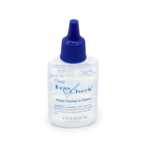 Dritz Fray Check Liquid, 3/4 Fluid-Ounce, 1 Count, Clear Seam Sealant, 0.75 Fl oz 0.75-Fluid Ounce