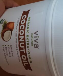 Organic Coconut Oil - Unrefined and Cold-Pressed, Natural Hair Oil, Skin Oil and Cooking Oil with Fresh Flavor, Non-GMO Extra Virgin Coconut Oil (Aceite de Coco), USDA Organic, 32 oz 32 Fl Oz (Pack of 1) 49 61XruEfdpXL
