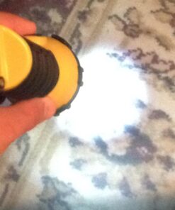 Dorcy 55 Lumen Floating Water Resistant LED Flashlight with Carabineer Clip, Yellow (41-2510) 35 61XtloYVyL