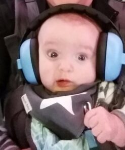 Baby BANZ Earmuffs Infant Ear Hearing Protection – Ages 0-2+ Years Industry Leading Noise Reduction Rating Soft & Comfortable Blue 29 61XvF3R3rsL