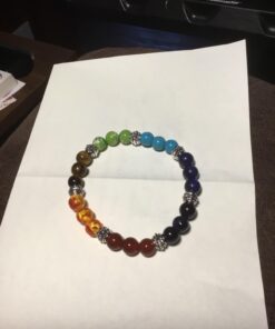 Jovivi 7 Chakras Bracelet Reiki Natural Gemstone Healing Balancing Round Beads Crystal Stone Bracelets for Women 32 61Xva4qVqtL