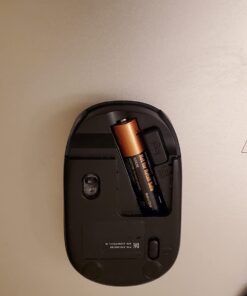 Logitech Wireless Mini Mouse M187 Ultra Portable, 2.4 GHz with USB Receiver, 1000 DPI Optical Tracking, 3-Buttons, PC / Mac / Laptop - Black 50 61XyKIHCMXL