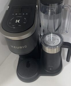 Keurig K-Cafe SMART Single Serve K-Cup Pod Coffee, Latte and Cappuccino Maker, Black 76 61Y vWuPlVL