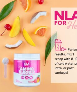 Her Thermogenic Amino Women's Pre Post & Intra Workout Booster (Hawaiian Sunset,30 Servings) BCAA Essential Amino Acids, Caffeine, & Electrolytes- Max Your Workouts w Sustained Energy-Vegan,Sugar Free Hawaiian Sunset 18 61Y1YNO7YuL