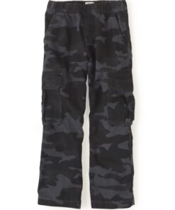 The Children's Place Boys' Pull on Cargo Pants 7 Slim Night Camo Single