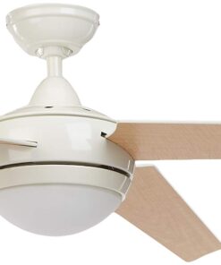 Hunter Fan Company, 59073, 52 inch Sonic White Ceiling Fan with LED Light Kit and Handheld Remote White Finish 5 61Y2o7ABtYL