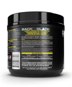 MRI NO2 Black Nitric Oxide Supplement for Pump, Muscle Growth, Vascularity & Energy - Powerful NO Booster Pre-Workout with Citrulline + 30 Servings (Sour Pixie Pump) 30 Serving Sour Pixie Pump 4 61Y47PFLyL