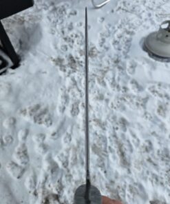 Poshland RAM-0592 Damascus Steel Dagger Knife – Full Size Leather Handle 37 61Y51rjme0L