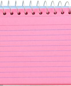 3-Pack Spiral Bound Colored Index Card Books, 3x5-Inch, Ruled, Perforated, Bright Colors: Canary-Cherry-Green-Blue, 50-Count per Book from Northland Wholesale. (3 Packs) 3-Pack 8 61Y6chCBVL